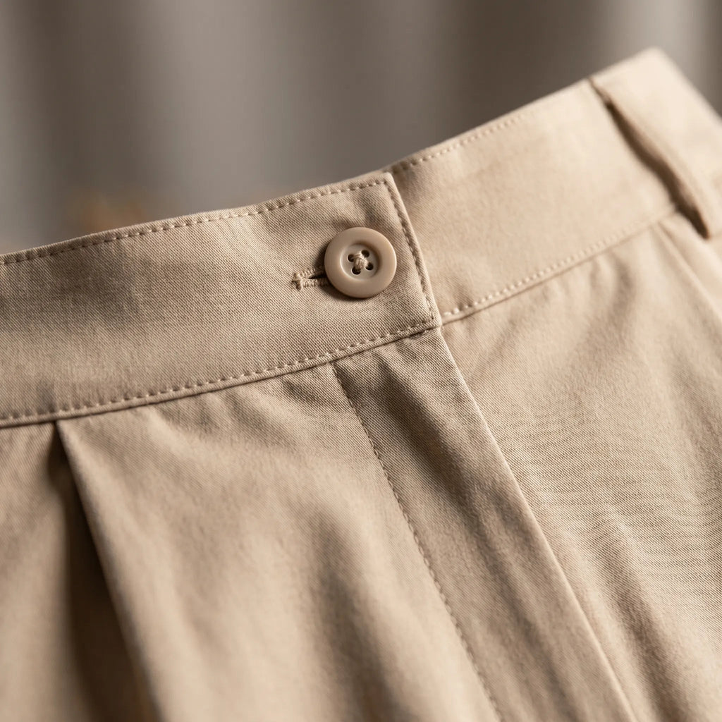 Chino Pants for Women – Hybrid Fit with Elasticated Ankles | Soft Fabric & Structured Silhouette 3