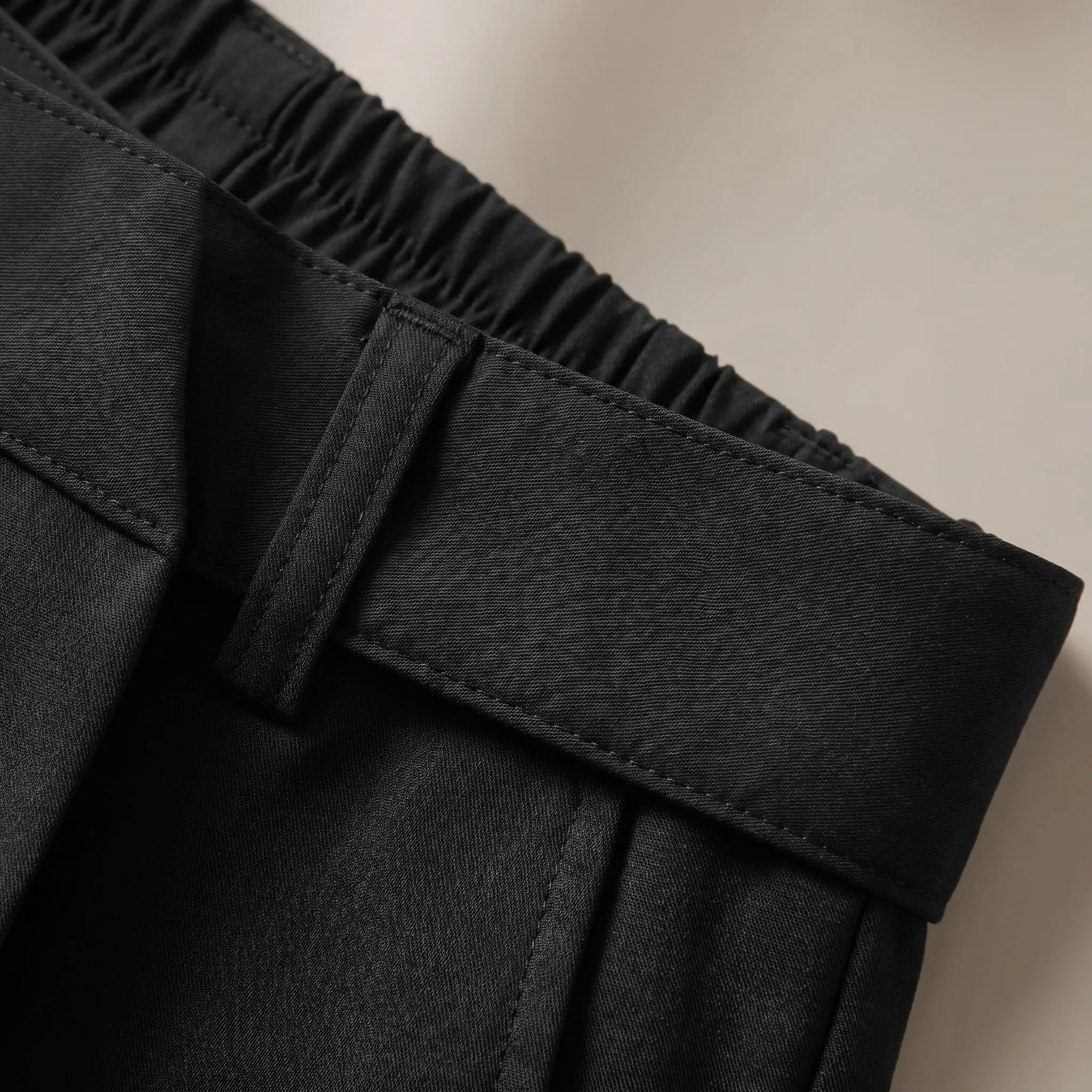 Chino Pants for Women – Relaxed Fit Elastic Waist | Tapered Cut & Side Pockets 2