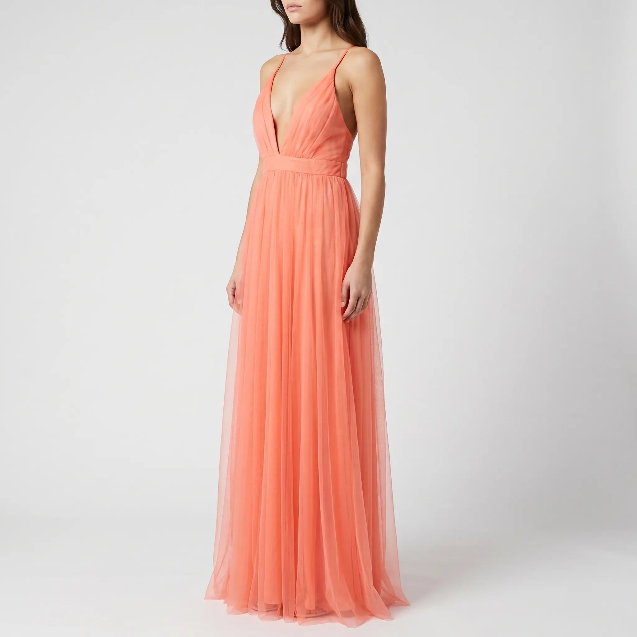 Maxi Dress for Women – Flowing Silhouette | Adjustable Straps & V-Neck 3