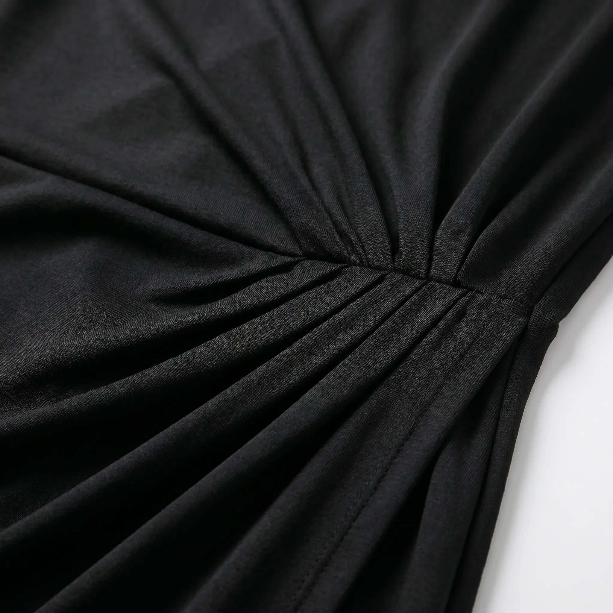 Midi Dress for Women – Ruched Side Detail | Flowy Silhouette & Lightweight Fabric 3