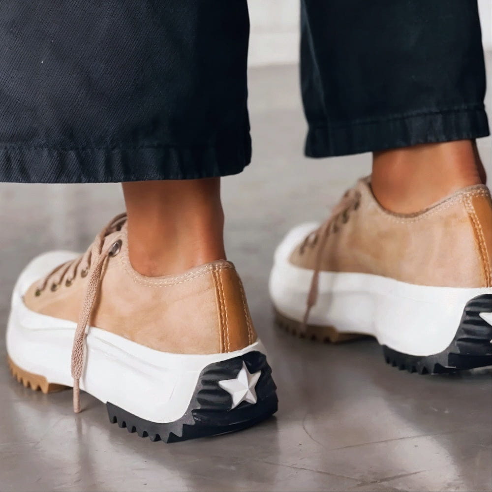 Sneakers for Women – Low Cut Lace-Up | Orthopedic Design & Thick Outsole 2