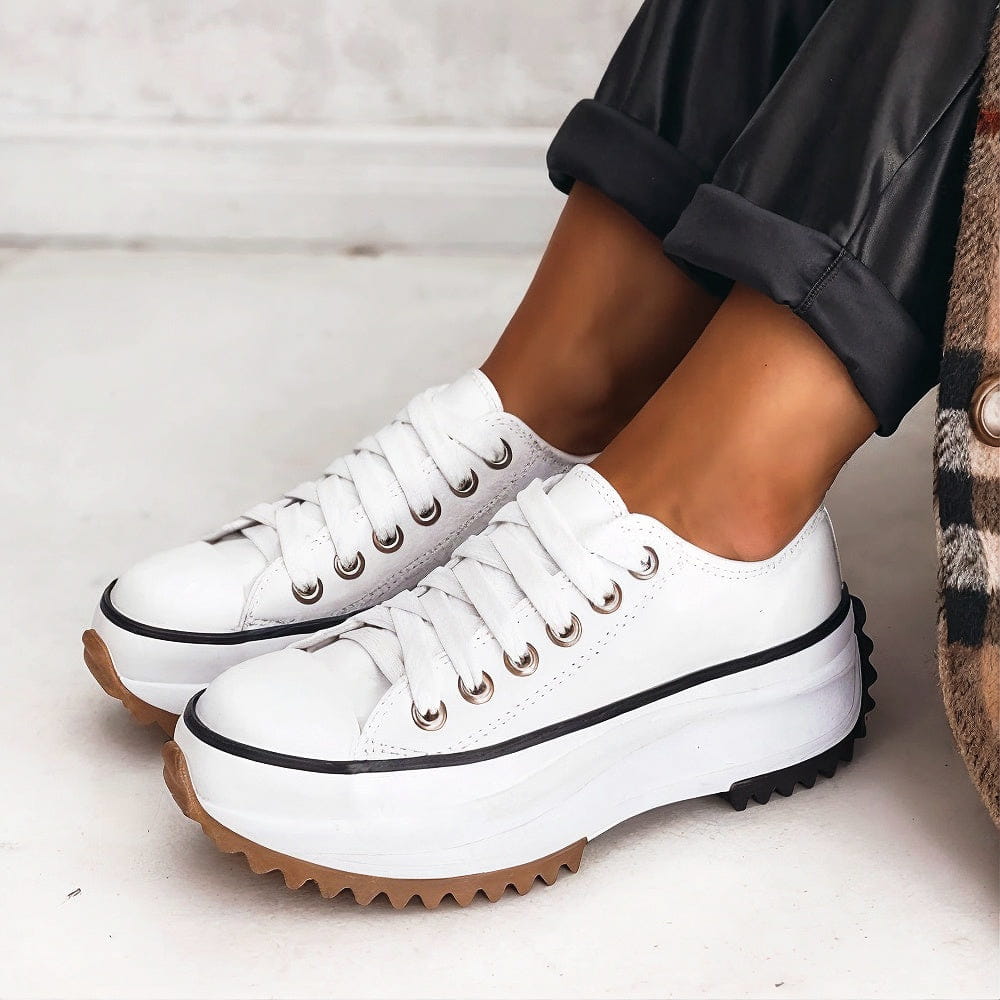 Sneakers for Women – Low Cut Lace-Up | Orthopedic Design & Thick Outsole 3