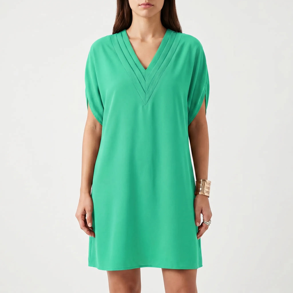 Summer Dresses for Women – V-Neck Slit Sleeves | Loose Fit & Fluid Silhouette 7