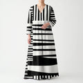 Verossa - Long Sleeve Maxi Dress For Woman