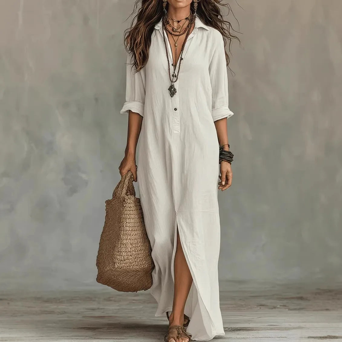 Vorelise - Relaxed Maxi Dress For Woman
