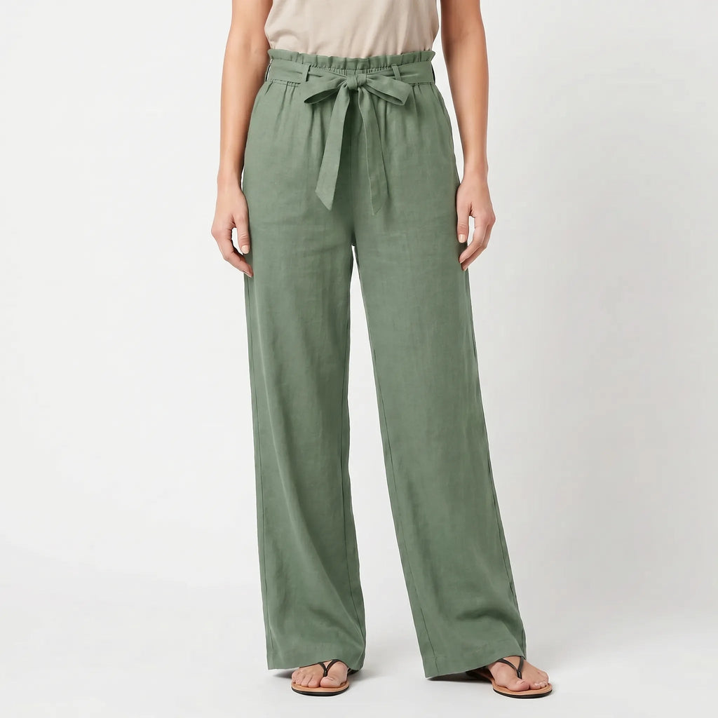 Wide Leg Pants for Women – Flowing Silhouette | Adjustable Waist & Side Pockets 7