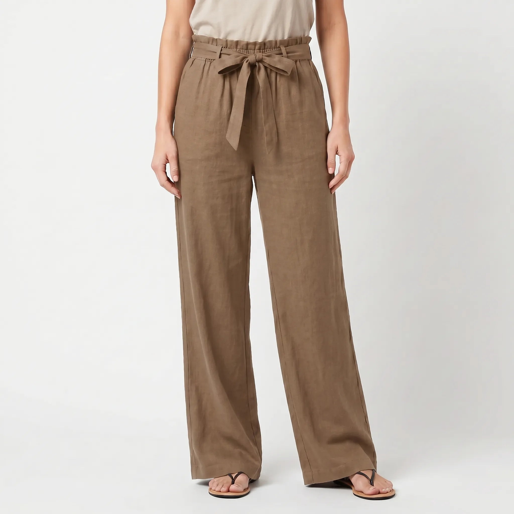 Wide Leg Pants for Women – Flowing Silhouette | Adjustable Waist & Side Pockets 8