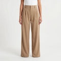 Wide Leg Pants for Women – High Waist Flared Cut | Elegant Pleats & Fluid Fit 0