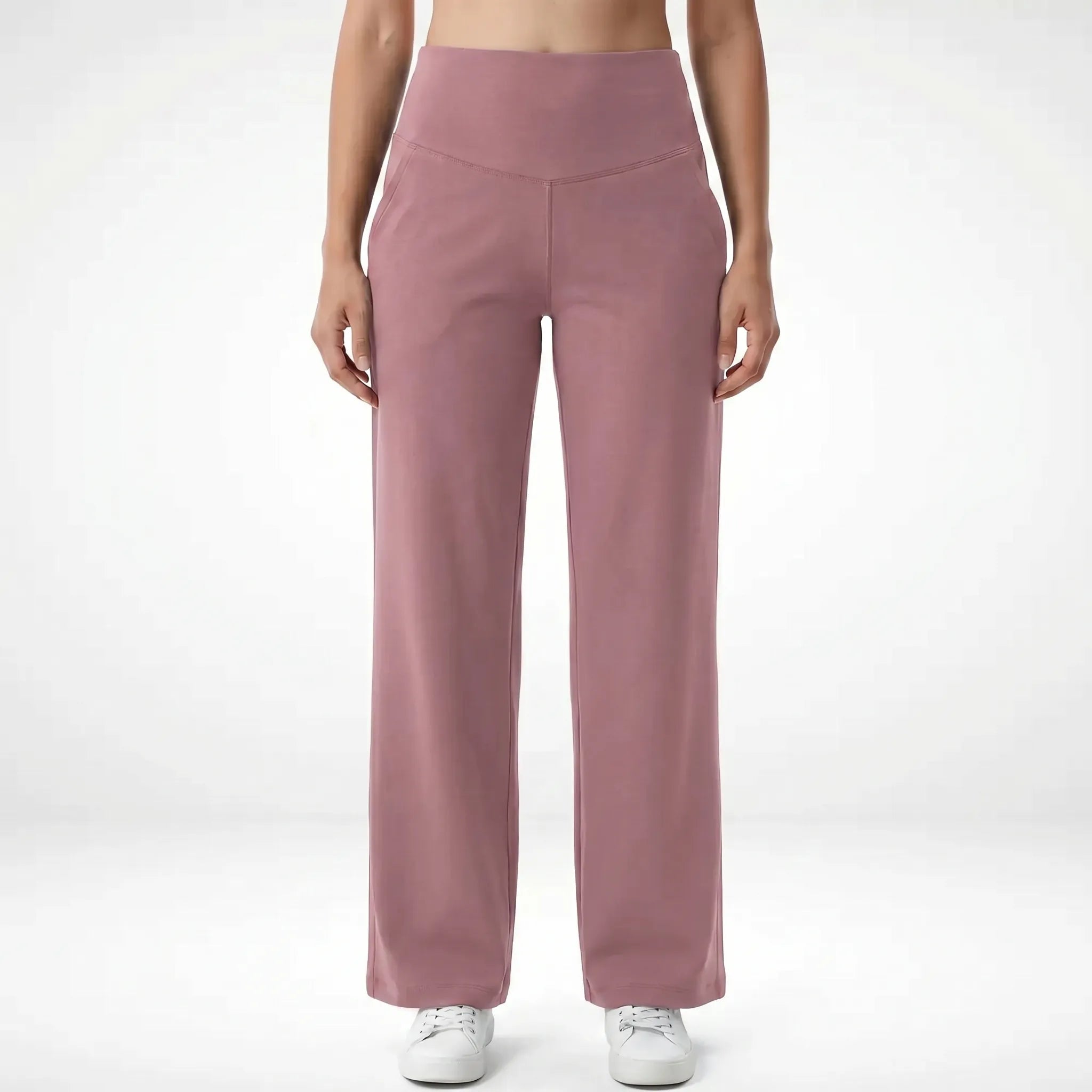 Wide Leg Pants for Women – High Waist Flared | Fluid Fabric & Pockets 6