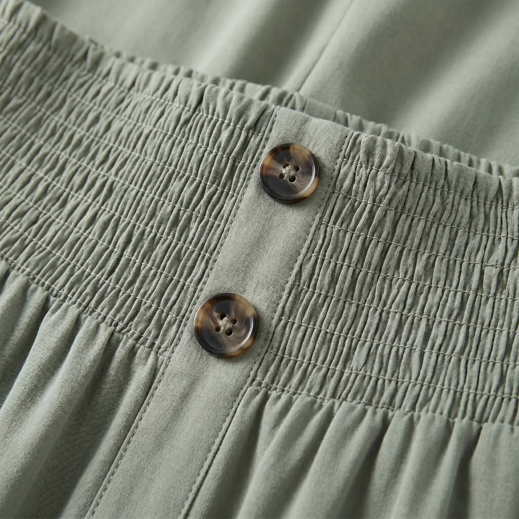 Wide Leg Pants for Women – High Waisted Smocked Waist | Flowy Lightweight Fabric 2