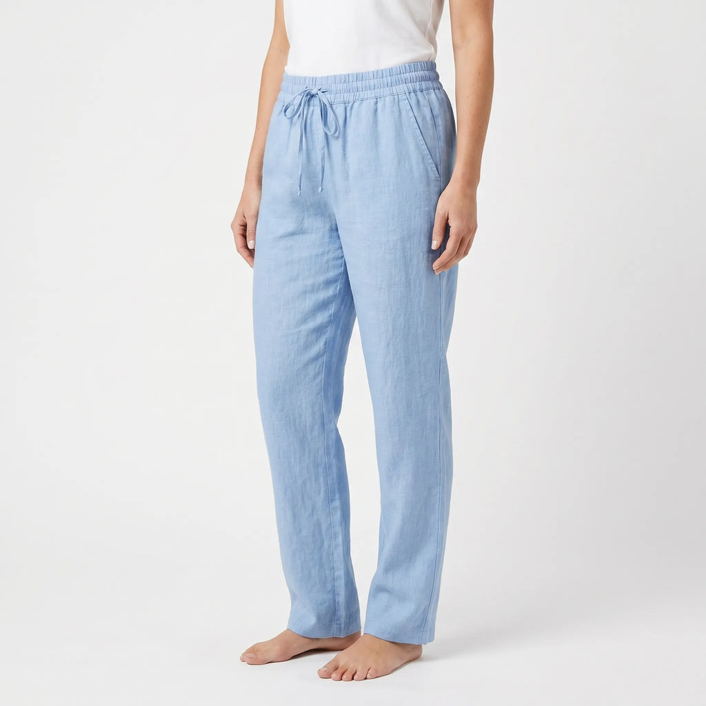 Wide Leg Pants for Women – Loose Fit with Drawstring | Breathable Fabric & Side Pockets 4