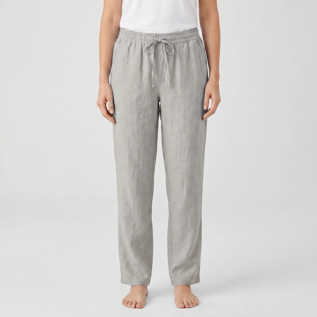 Wide Leg Pants for Women – Loose Fit with Drawstring | Breathable Fabric & Side Pockets 6