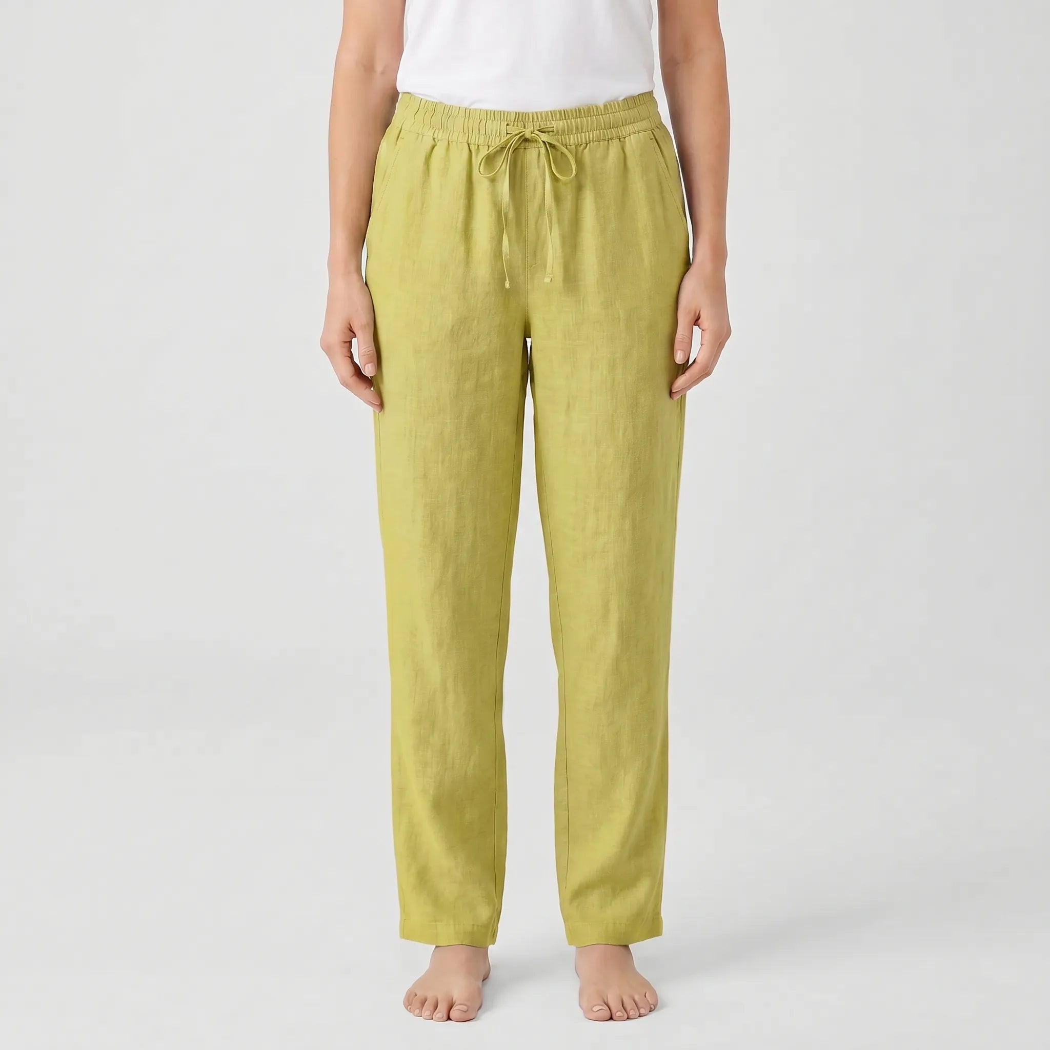 Wide Leg Pants for Women – Loose Fit with Drawstring | Breathable Fabric & Side Pockets 7