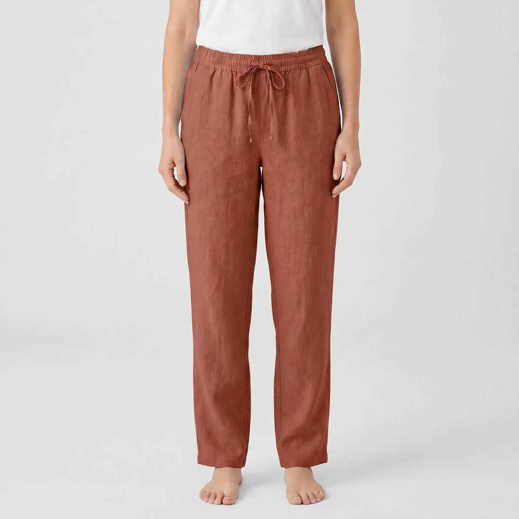 Wide Leg Pants for Women – Loose Fit with Drawstring | Breathable Fabric & Side Pockets 8