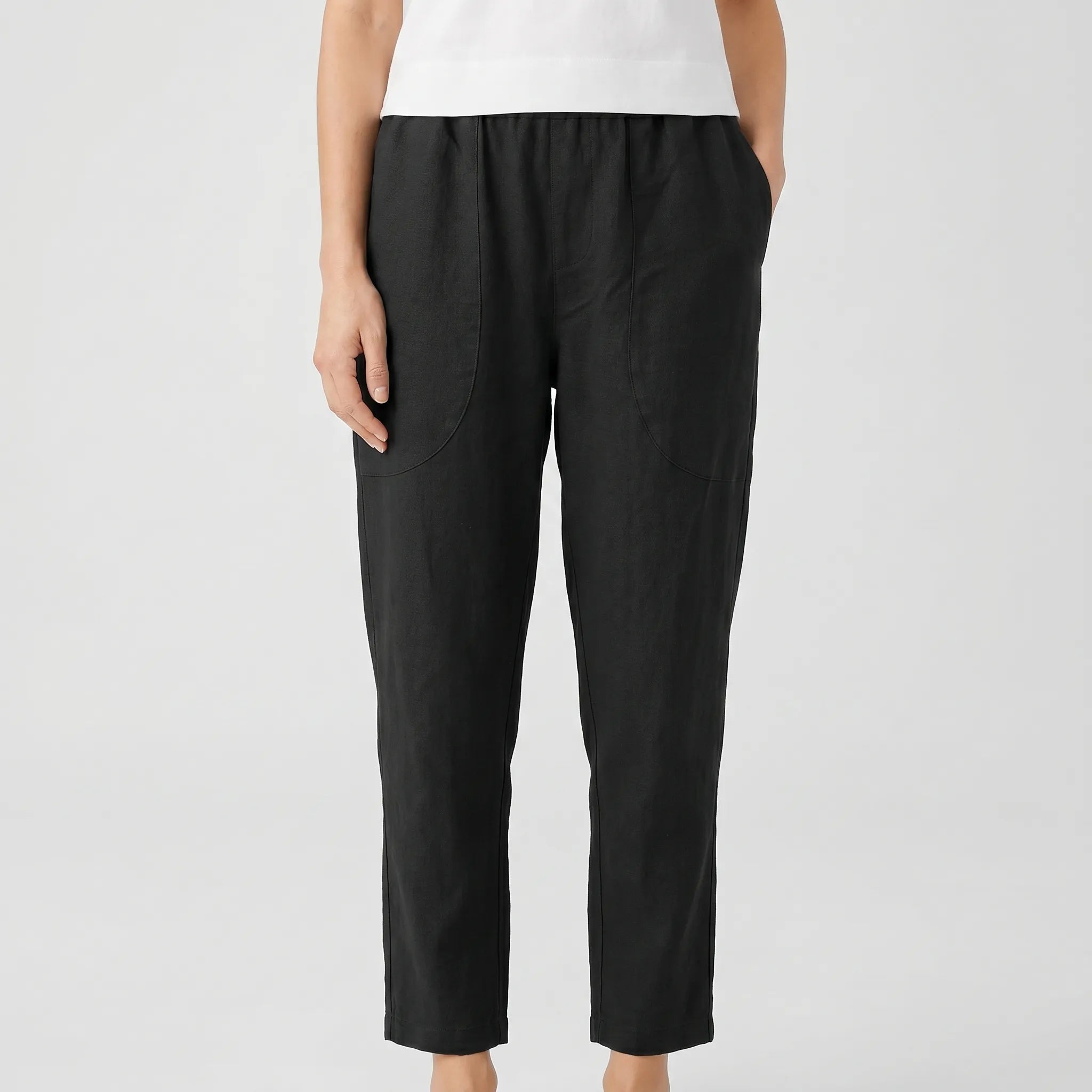 Wide Leg Trousers for Women – Loose Fit Fluid Silhouette | Breathable Fabric & Ankle Length 0