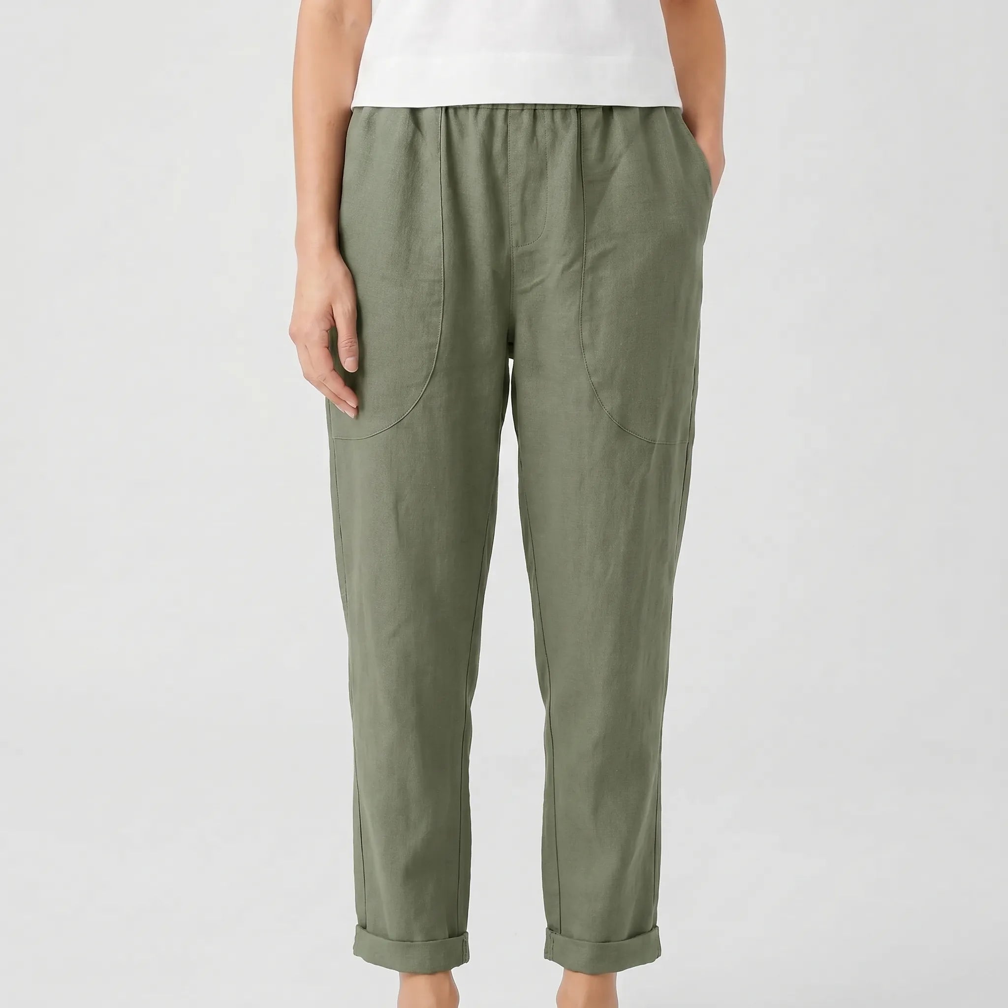 Wide Leg Trousers for Women – Loose Fit Fluid Silhouette | Breathable Fabric & Ankle Length 6