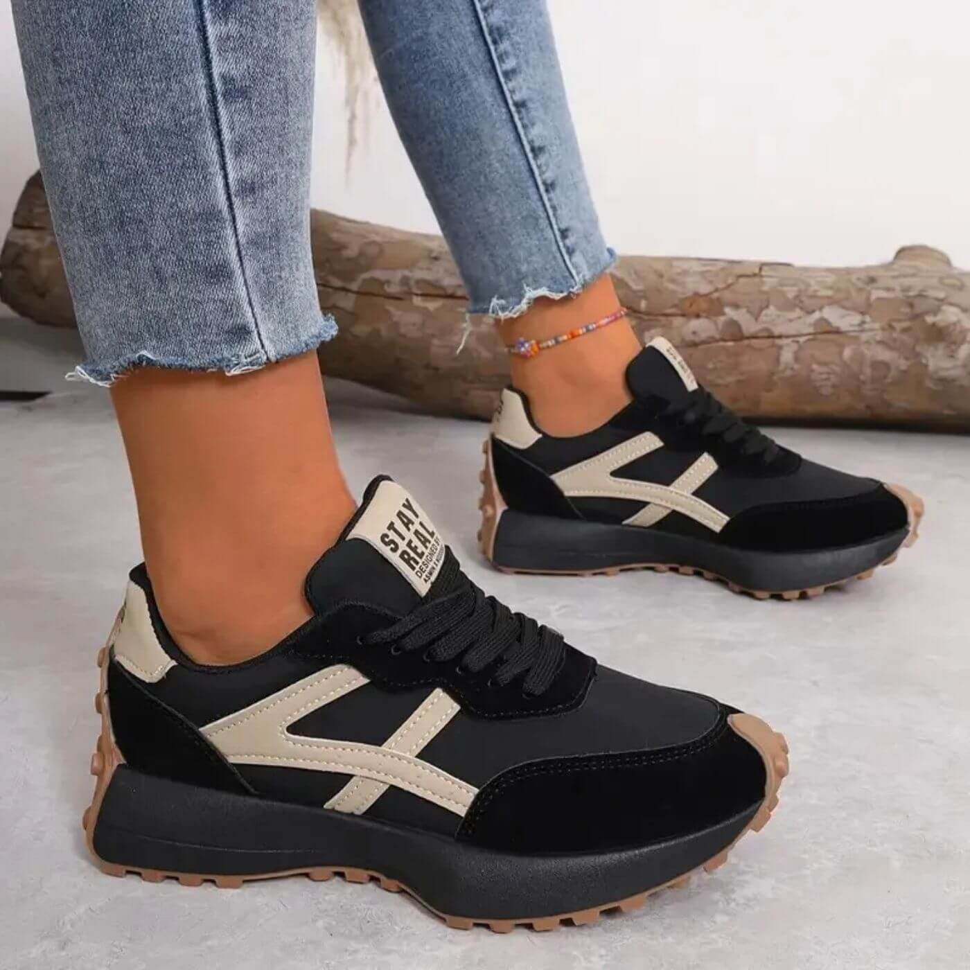 Women's Sneakers – Orthopedic Design | Closed Toe & Lace-Up Comfort 0