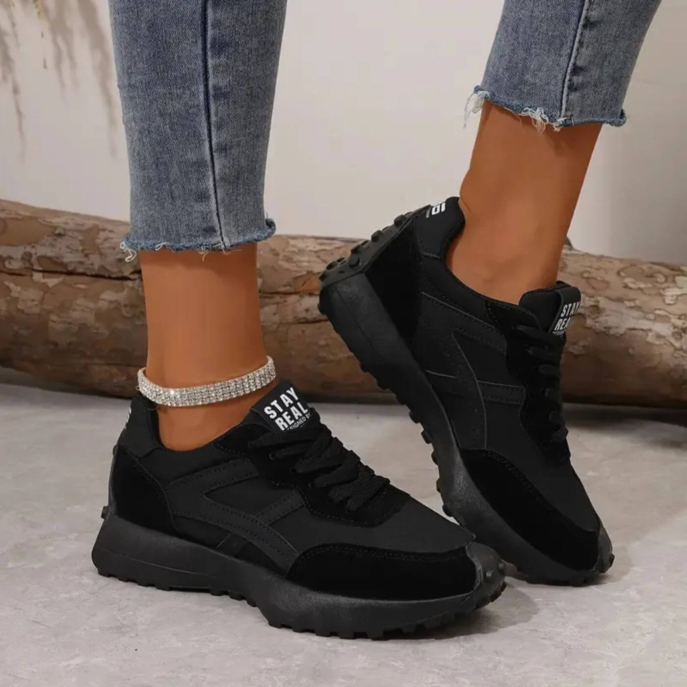 Women's Sneakers – Orthopedic Design | Closed Toe & Lace-Up Comfort 1