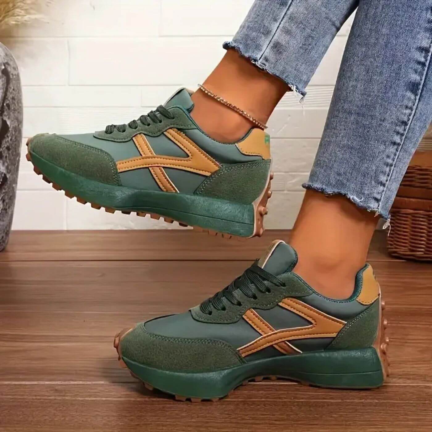 Women's Sneakers – Orthopedic Design | Closed Toe & Lace-Up Comfort 3